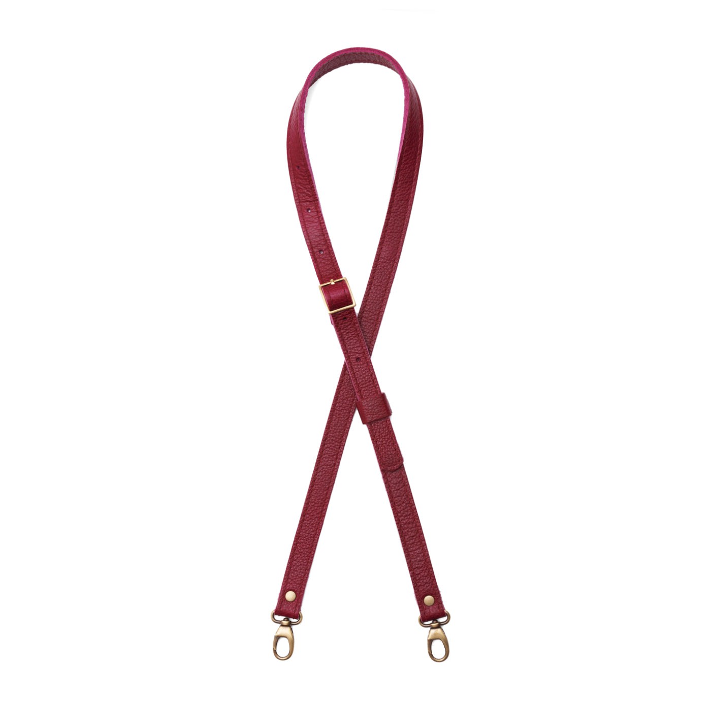 Orchid | leather crossbody strap