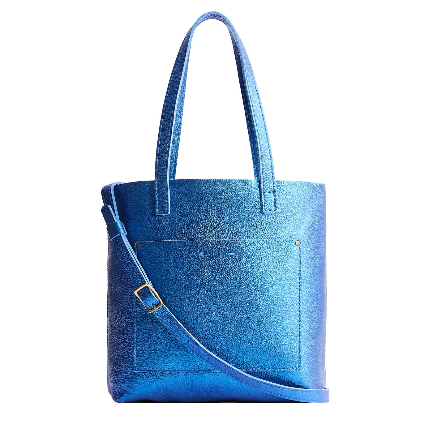 Comet Blue*Classic | Medium Tote with dual shoulder straps and crossbody strap