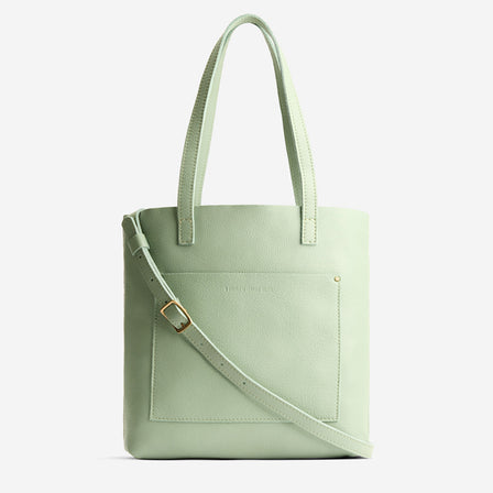 Pistachio*Classic | Medium Tote with dual shoulder straps and crossbody strap