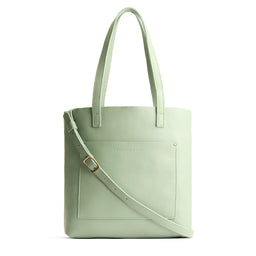 Pistachio*Classic | Medium Tote with dual shoulder straps and crossbody strap