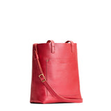 Reba Red Classic | Medium Tote with dual shoulder straps and crossbody strap
