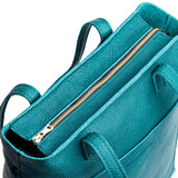Aquarius Zipper | Medium Tote with dual shoulder straps and crossbody strap