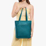 Aquarius Zipper | Medium Tote with dual shoulder straps and crossbody strap