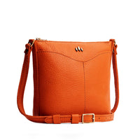 Cape Coral | Rectangular side bag with curved front pocket and metal tree shaped badge