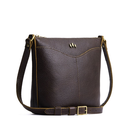 Coldbrew | Rectangular side bag with curved front pocket and metal tree shaped badge