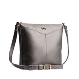 Stardust | Rectangular side bag with curved front pocket and metal tree shaped badge