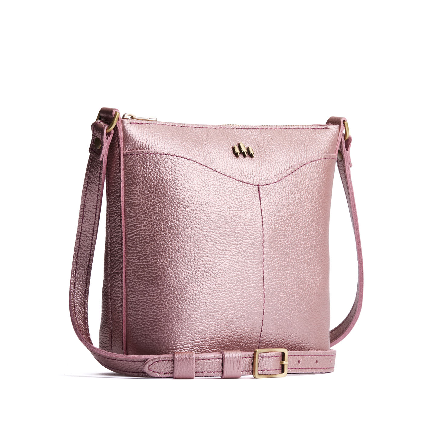 Supernova | Rectangular side bag with curved front pocket and metal tree shaped badge