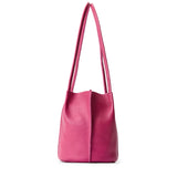 Cosmo Classic | Petite bucket shaped tote bag with matching leather handles