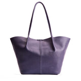 Empire Oversized | Extra wide bucket shaped tote bag with matching leather handles