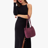 Superbloom Classic | Petite bucket shaped tote bag with matching leather handles