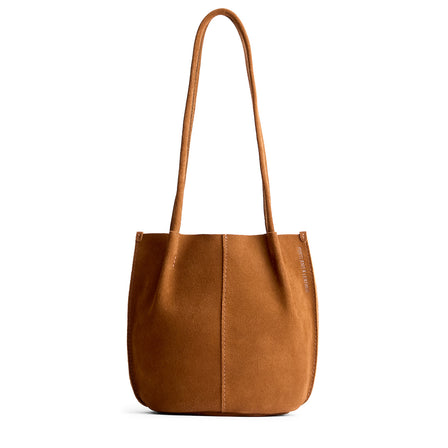 Jackson*Classic | Petite bucket shaped tote bag with matching leather handles