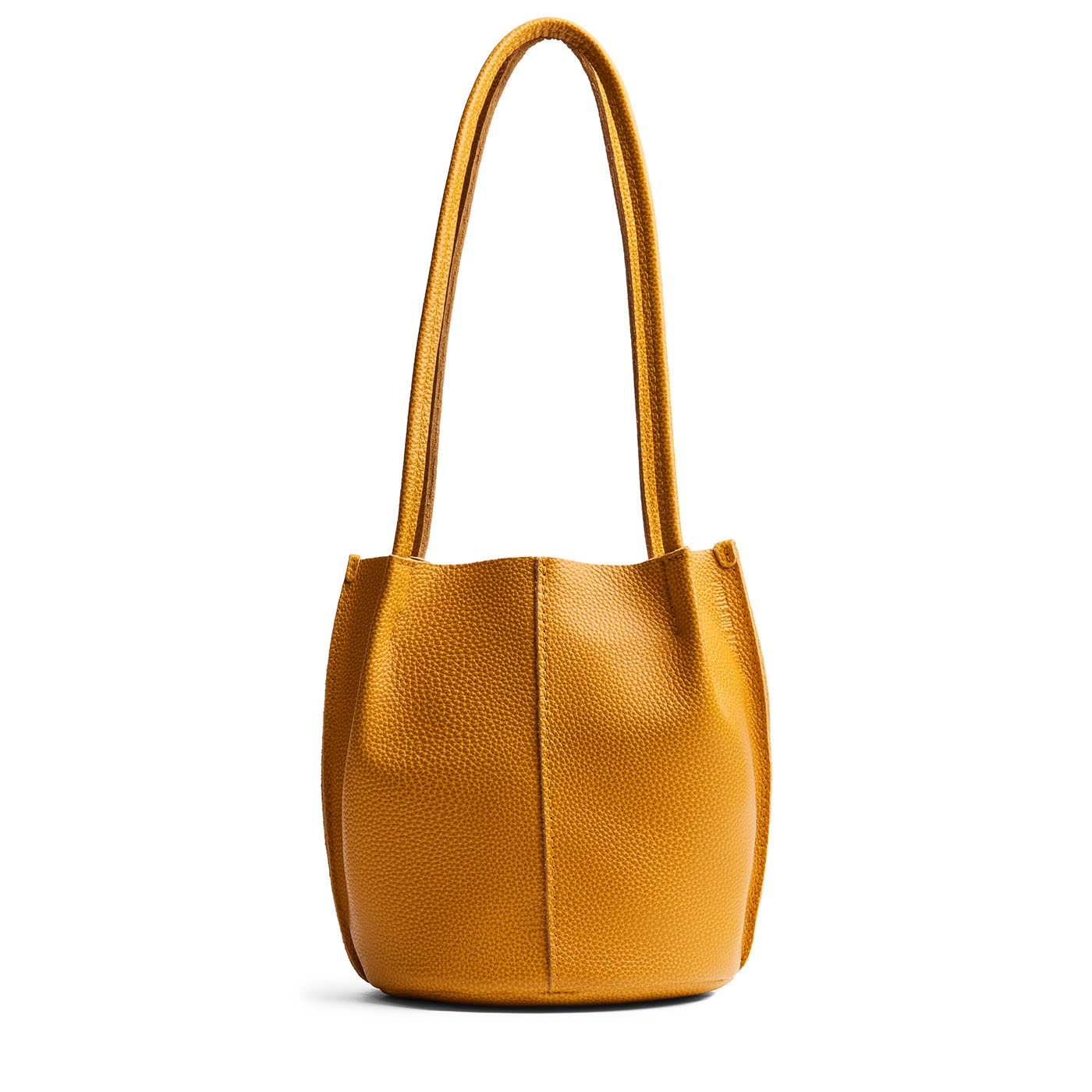 Sunshine*Classic | Petite bucket shaped tote bag with matching leather handles