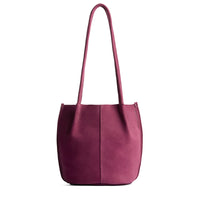 Superbloom*Classic | Petite bucket shaped tote bag with matching leather handles