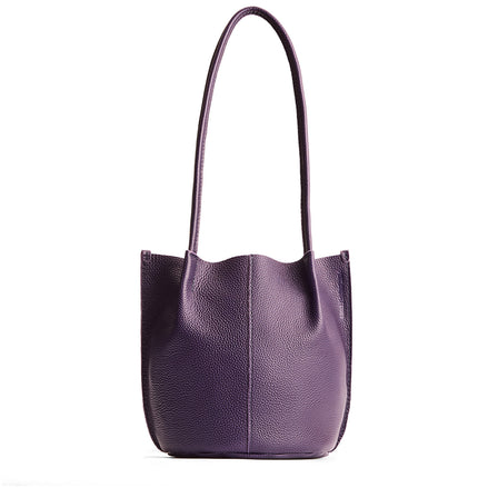 Empire*Classic | Petite bucket shaped tote bag with matching leather handles