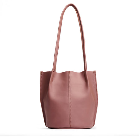 Sunkissed*Oversized | Extra wide bucket shaped tote bag with matching leather handles
