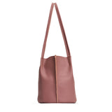 Sunkissed Classic | Petite bucket shaped tote bag with matching leather handles