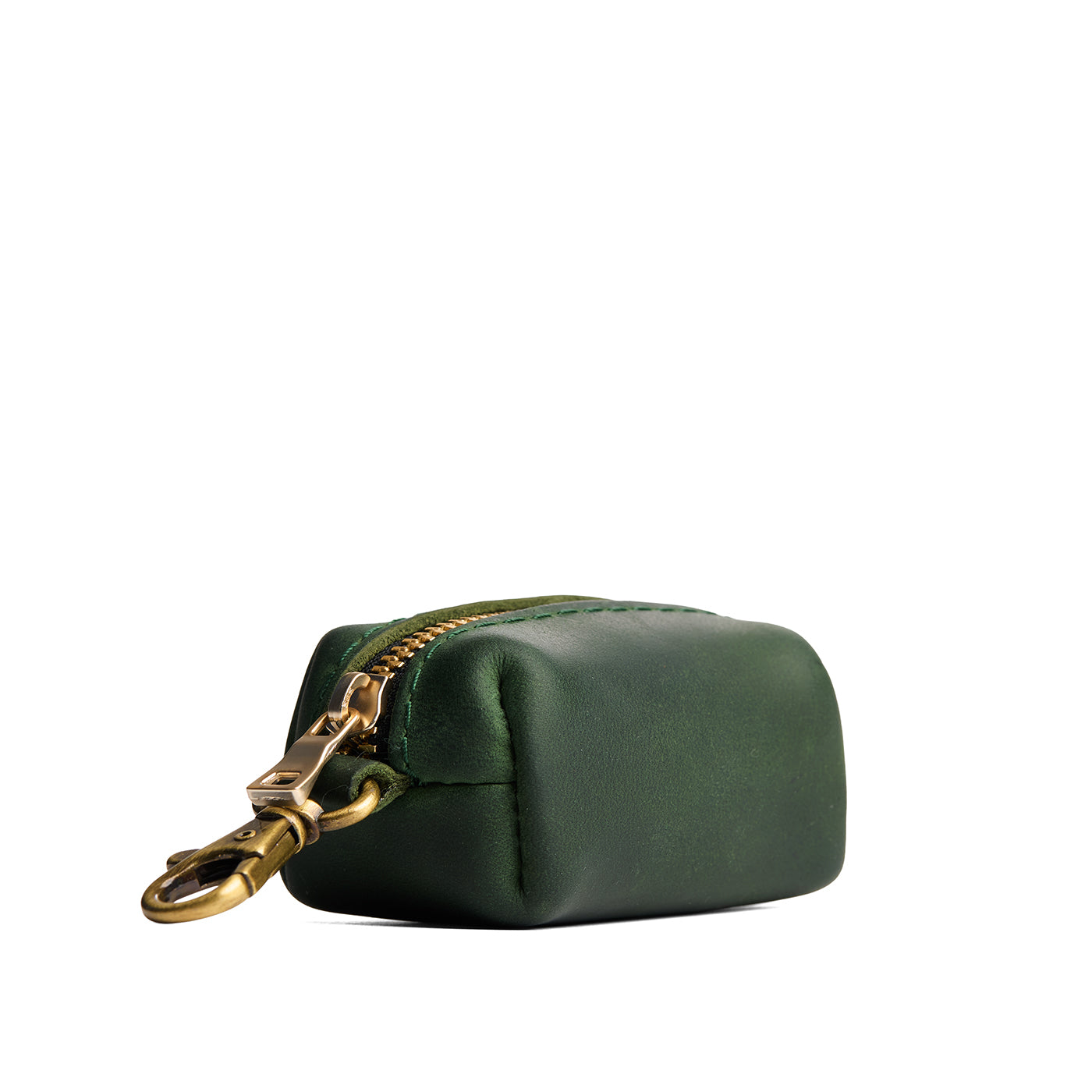 Evergreen | Leather small keychain pouch