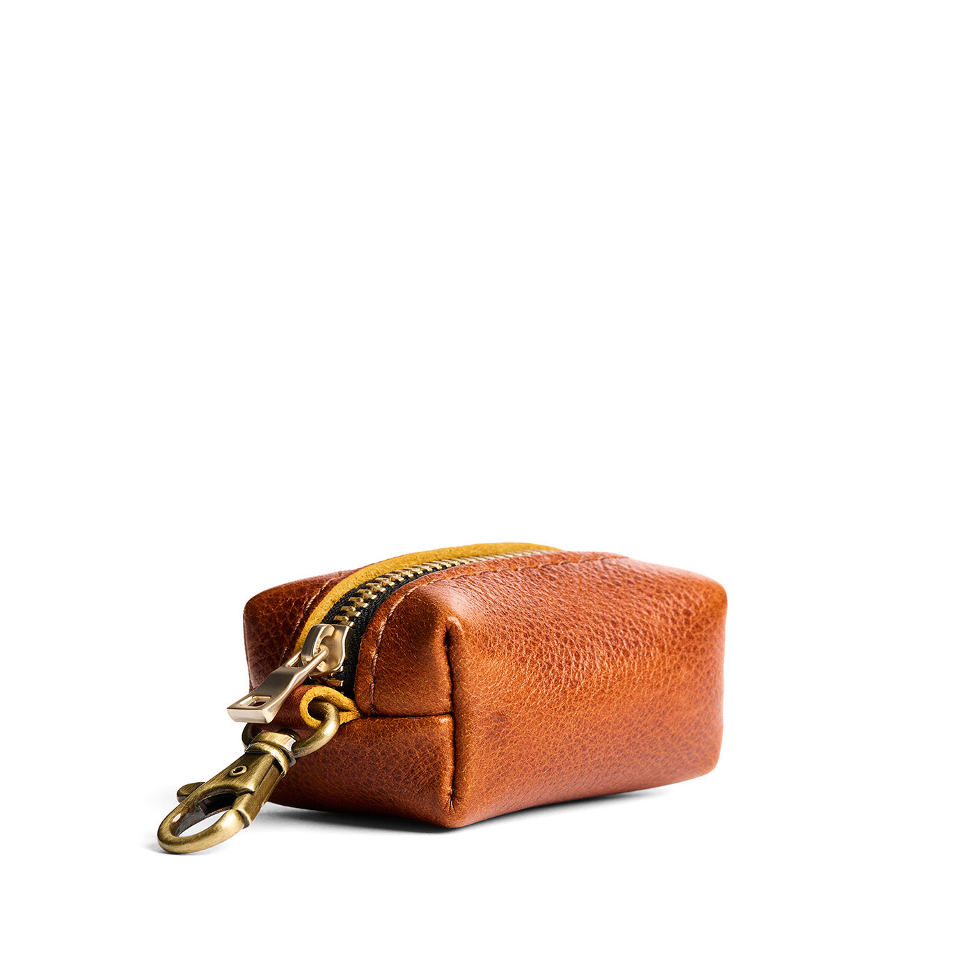 Sienna | Leather small keychain pouch