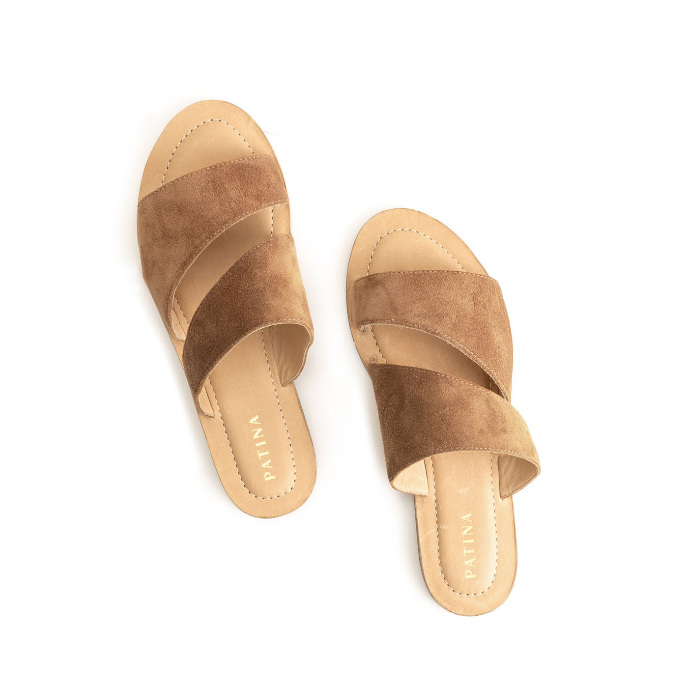 'Almost Perfect' Double Swirl Slide Sandal – Portland Leather