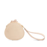Oatmilk | Duck-shaped pouch with zipper opening and wristlet