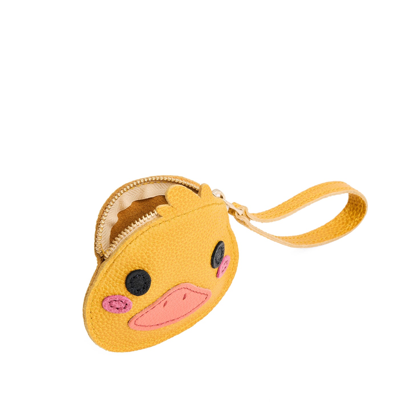 Sunshine | Duck-shaped pouch with zipper opening and wristlet