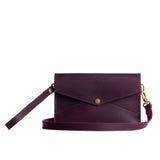 Larkspur | Envelope shaped clutch wallet with crossbody strap