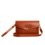 Madrone | Envelope shaped clutch wallet with crossbody strap