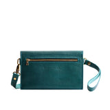 Sea Glass | Envelope shaped clutch wallet with crossbody strap