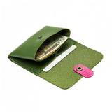 Cactus | Envelope snap wallet with contrast pull tab