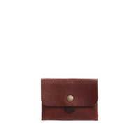 Nutmeg | Envelope snap wallet with contrast pull tab
