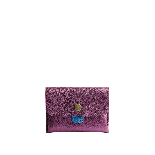 Ultra Violet | Envelope snap wallet with contrast pull tab