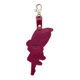 Orchid | Fairy shaped keychain with a swivel lobster clasp