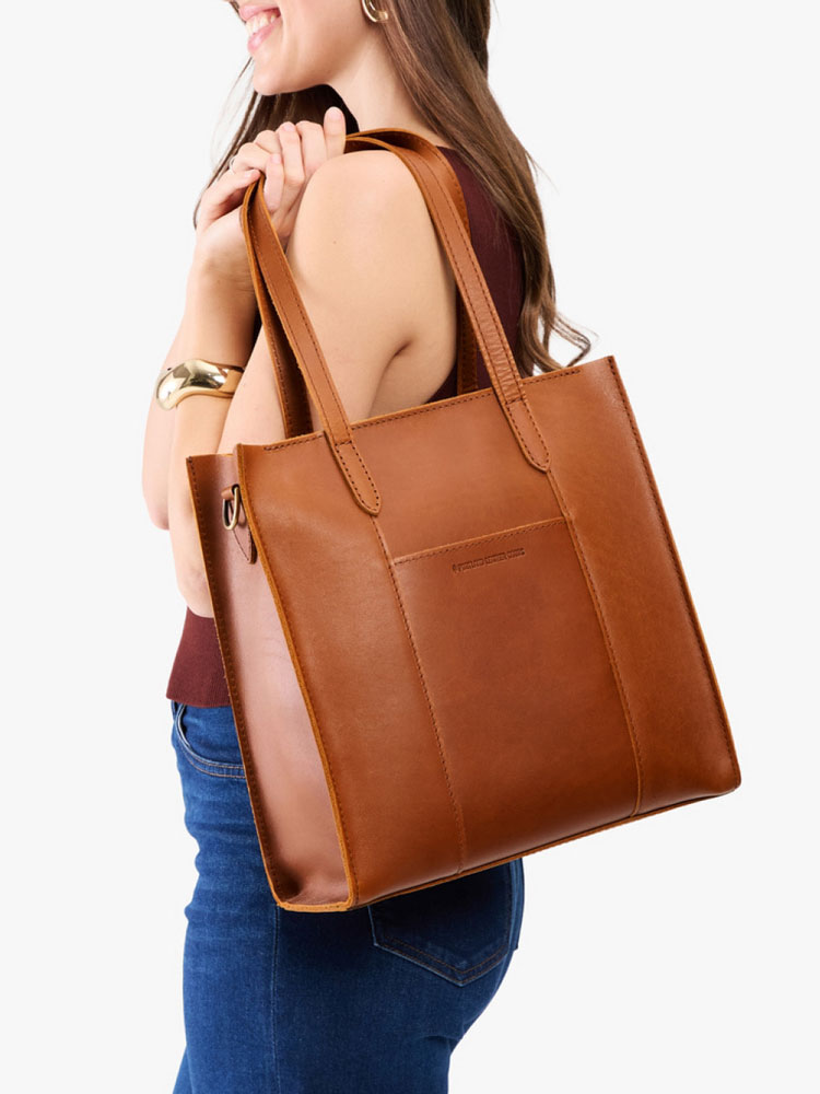 Classic Leather Tote Bag
