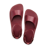 Marsala | Leather Sandals with buckle