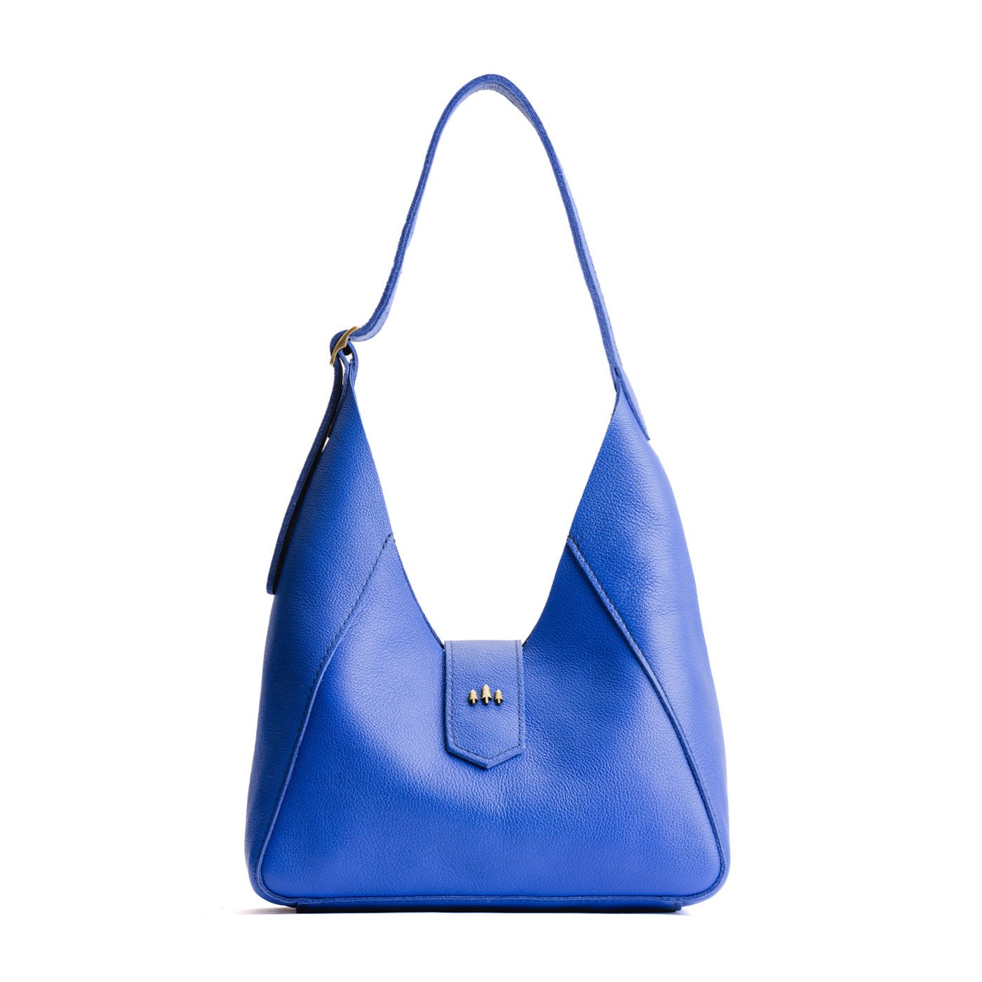 Astro Blue | Structured hobo shoulder bag with adjustable strap and magnetic closure