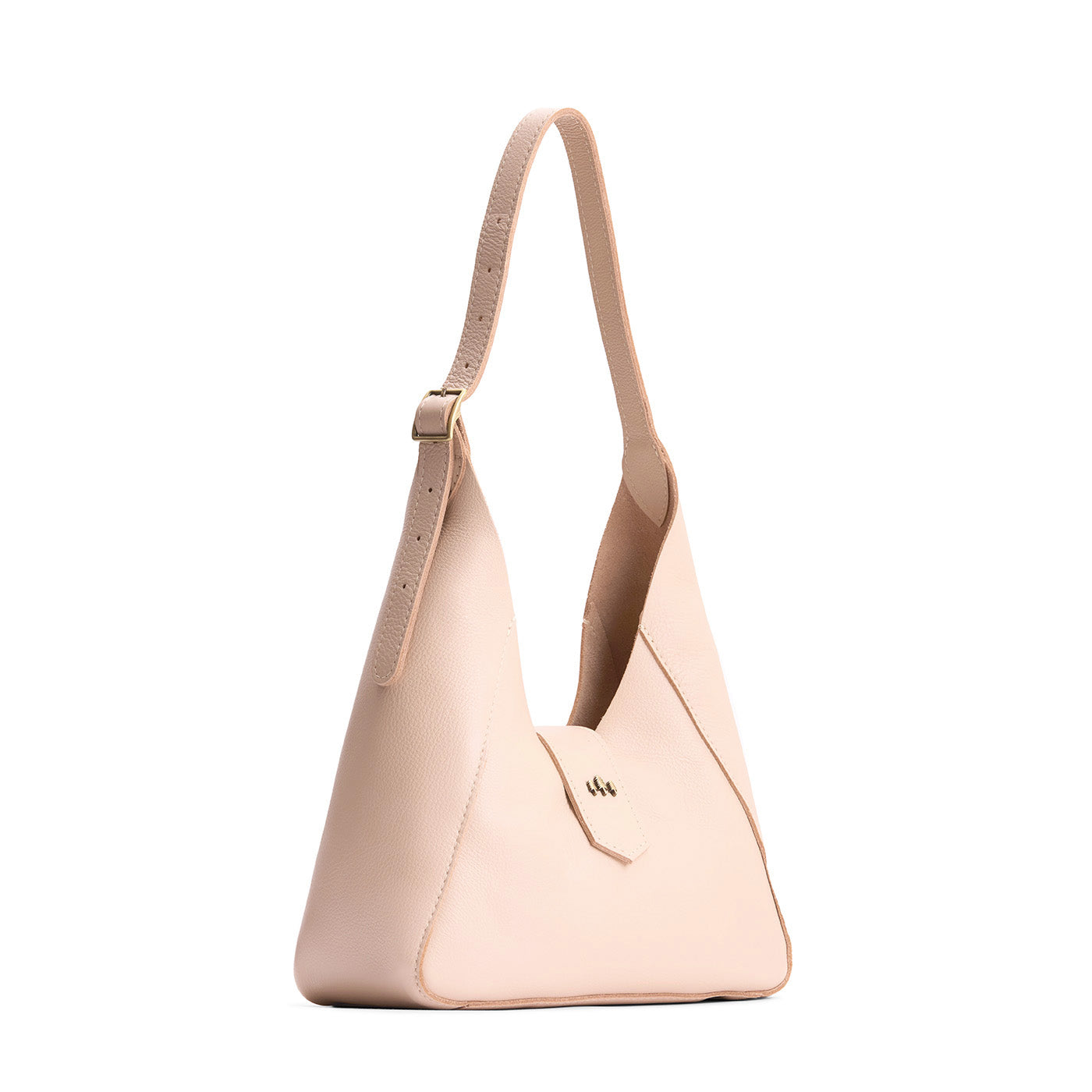 Moonflower | Structured hobo shoulder bag with adjustable strap and magnetic closure