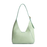 Pistachio | Structured hobo shoulder bag with adjustable strap and magnetic closure