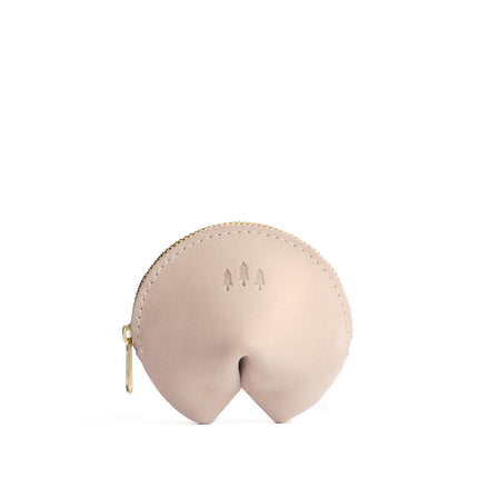 Dragon Bone | Leather fortune cookie shaped pouch