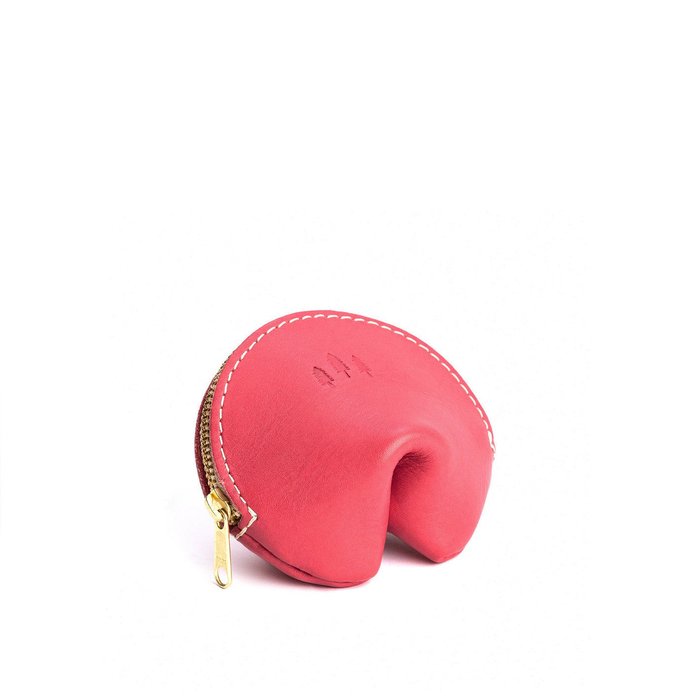 Tulip | Leather fortune cookie shaped pouch