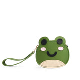 Cactus | Frog-shaped pouch with zipper opening and wristlet