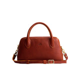 Nutmeg Large| Bowler styled bag with a crossbody strap