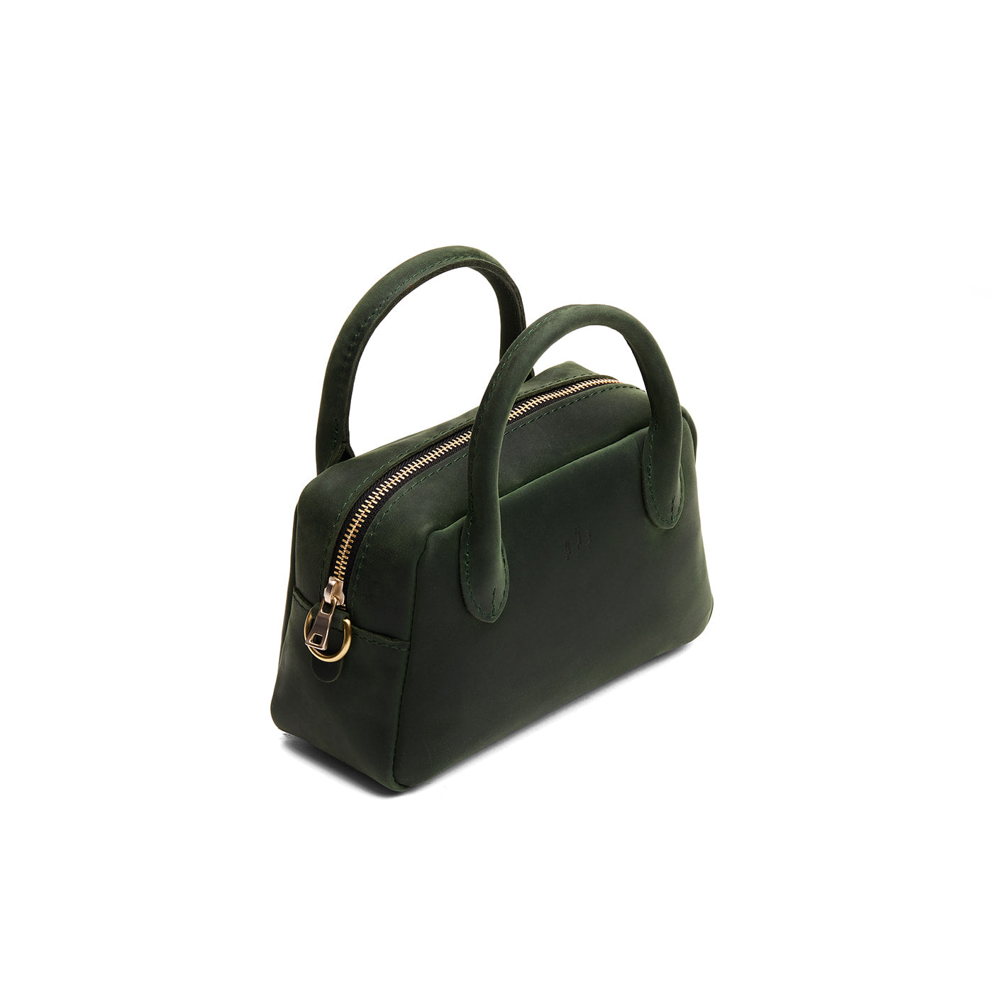 Evergreen*Small | Bowler styled bag with a crossbody strap