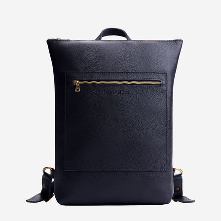 Night Owl | Rectangular slim leather backpack
