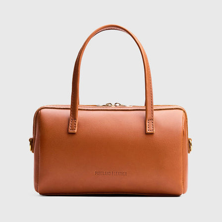 Honey*Small | Mini duffle shaped handbag with crossbody strap