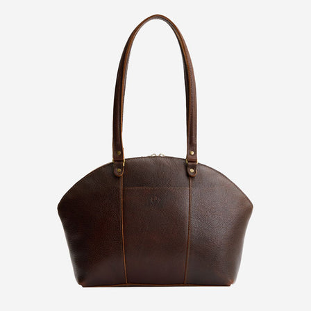 Coldbrew*Small | A half circle crossbody bag with handles and removable crossbody strap 