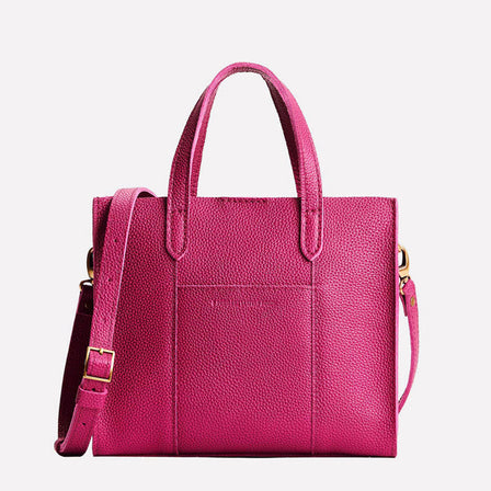 Cosmo*Classic | Structured mid-size tote bag with overlapping panels and crossbody strap