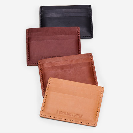 Nero | Slim wallet with three card slots and a top slot