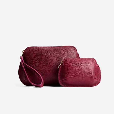 Orchid*Small | Small pouch with top zipper and curved edges