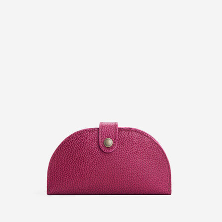Cosmo | Semicircle bifold wallet with snap closure