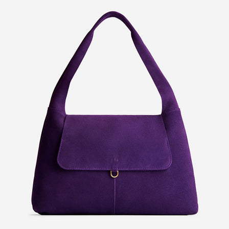 Imperial*Medium | Slouchy triangle shaped shoulder bag with a flap